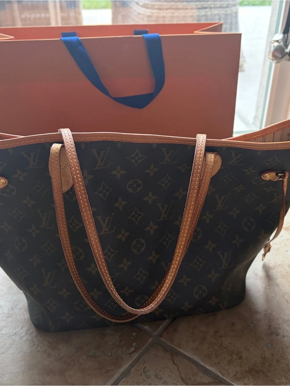 AUTHENTIC Louis Vuitton Monogram MM Neverfull